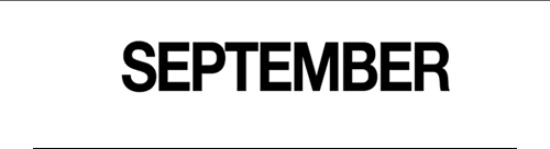 SEPTEMBER LOGO HEAD