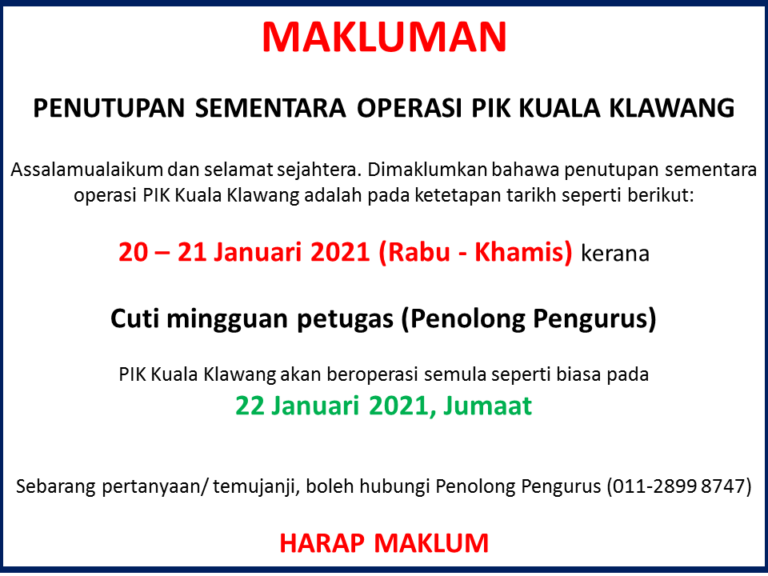 20 21 Januari 2021