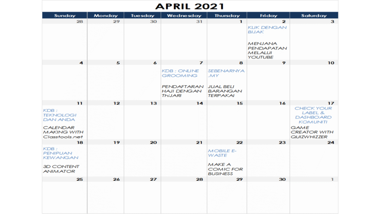 APRIL